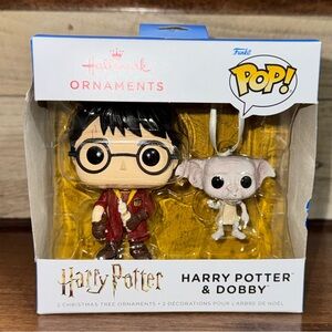 Cute 🥰 Hallmark Funko Pop Harry Potter & Donny Christmas Tree Ornament NEW